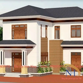 MẪU NHÀ MÁI THÁI 2 TẦNG 004