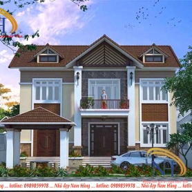 THI CÔNG PHÒNG THƯ GIÃN NHÀ 3 GIAN 2 TẦNG 006