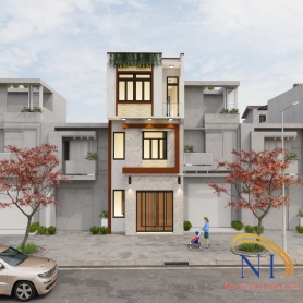MẪU NHÀ HIỆN TẠI 2 TẦNG 1 TUM TẠI ĐÔNG ANH