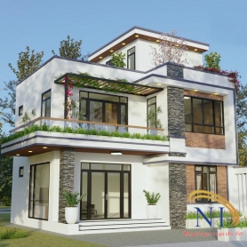 MẪU NHÀ PHỐ 2 TẦNG  ĐƠN GIẢN, ĐẸP TẠI AN DƯƠNG – HẢI PHÒNG -MS: CE131