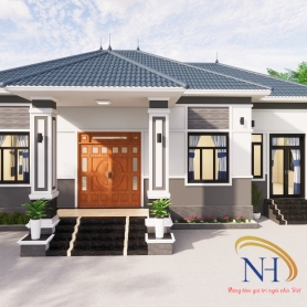 MẪU NHÀ VƯỜN CẤP 4 ĐẸP TẠI BẮC GIANG