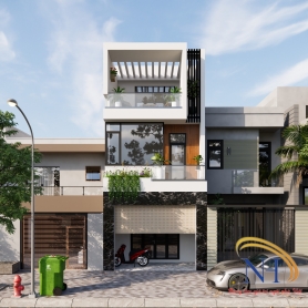 MẪU NHÀ 3 TẦNG HIỆN ĐẠI ĐẸP TẠI NAM SÁCH - HẢI DƯƠNG