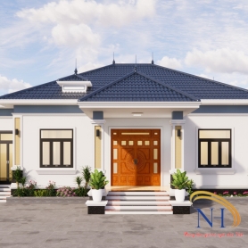 MẪU NHÀ VƯỜN MÁI NHẬT 2 SẢNH TẠI TRIỆU SƠN THANH HOÁ
