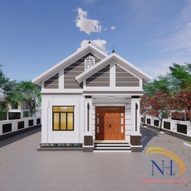 NHÀ CẤP 4 MÁI THÁI ĐẸP XUẤT SẮC TẠI HÀ TĨNH
