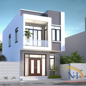 MẪU NHÀ PHỐ 2 TẦNG  ĐƠN GIẢN, ĐẸP TẠI AN DƯƠNG – HẢI PHÒNG -MS: CE132