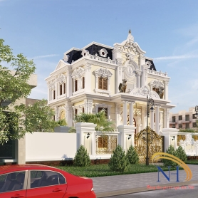 THIẾT KẾ THI CÔNG BIỆT THỰ TÂN CỔ ĐIỂN