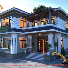 THAM KHẢO MẪU 2 TẦNG THỰC TẾ HIỆN ĐẠI TẠI HÀ NỘI