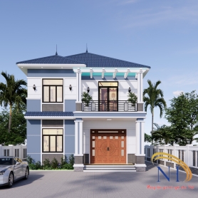 MẪU NHÀ 2 TẦNG MẶT TIỀN 9M TẠI PHÚC THỌ