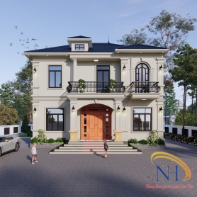 MẪU NHÀ 2 TẦNG MÁI NHẬT TÂN CỔ SIÊU ĐẸP