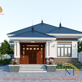 MẪU NHÀ CẤP 4 MÁI NHẬT TẠI YÊN LẠC – VĨNH PHÚC