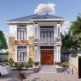 MẪU NHÀ 2 TẦNG MÁI NHẬT TẠI THUỶ NGUYÊN - HẢI PHÒNG