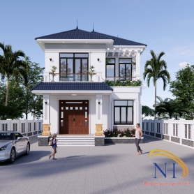 MẪU NHÀ MÁI NHẬT HIỆN ĐẠI TẠI VĂN LÂM, HƯNG YÊN