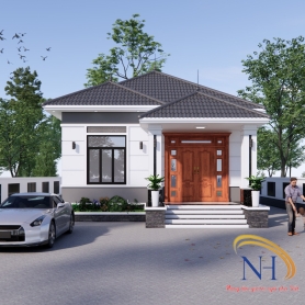 NHÀ VƯỜN MÁI NHẬT HIỆN ĐẠI TẠI VŨ THƯ, THÁI BÌNH