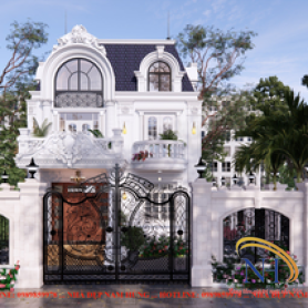 MẪU BIỆT THỰ TÂN CỔ ĐẲNG CẤP ĐƯỢC THIẾT KẾ VÀ THI CÔNG TẠI  SÔNG CÔNG THÁI NGUYÊN 