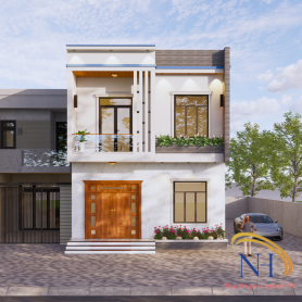 MẪU NHÀ PHỐ 2 TẦNG ĐƠN GIẢN MÀ BẮT MẮT TẠI THANH SƠN - PHÚ THỌ