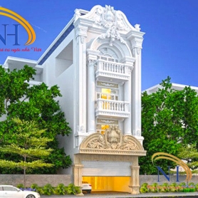 THIẾT KẾ BIỆT THỰ TÂN CỔ ĐIỂN 3 TẦNG ĐẸP NĂM 2023- TẠI ĐÔ LƯƠNG- NGHỆ AN 
