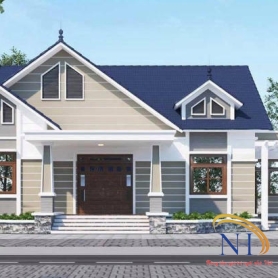 Mẫu nhà cấp 4 mái thái 3 phòng ngủ đẹp, đầy đủ tiện nghi