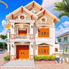 MẪU NHÀ 2 TẦNG MÁI THÁI ĐẸP NHẤT 2023  TẠI MIỀN BẮC 