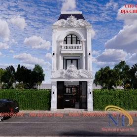 MẪU NHÀ 2 TẦNG TÂN CỔ ĐIỂN TẠI DUY NHẤT - VŨ THƯ - THÁI 