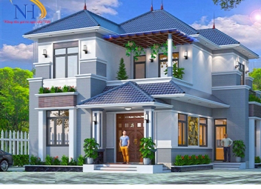 BIỆT THỰ MÁI THÁI 2023 MẪU 012