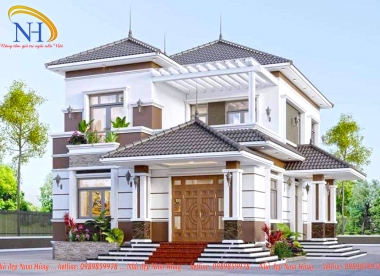 BIỆT THỰ MÁI THÁI 2023 MẪU 011